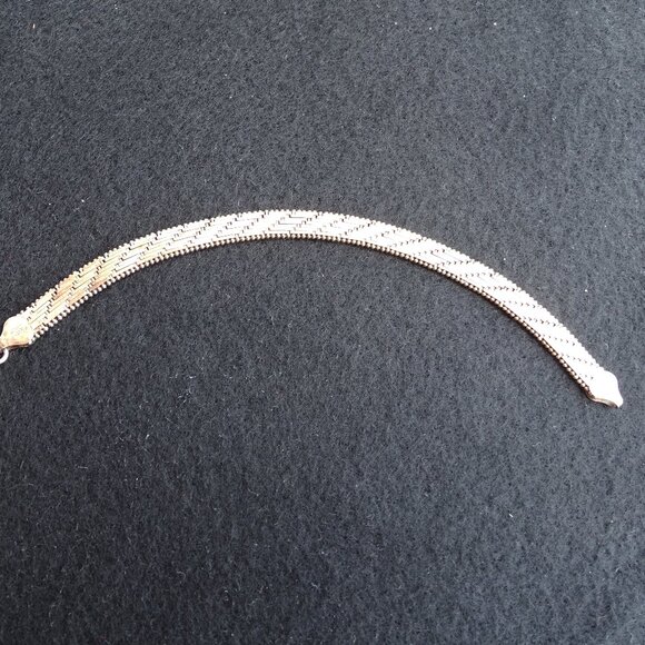 Vintage Italian 925 Sterling Silver Milor Bracelet 7 1/4" - Picture 3 of 9